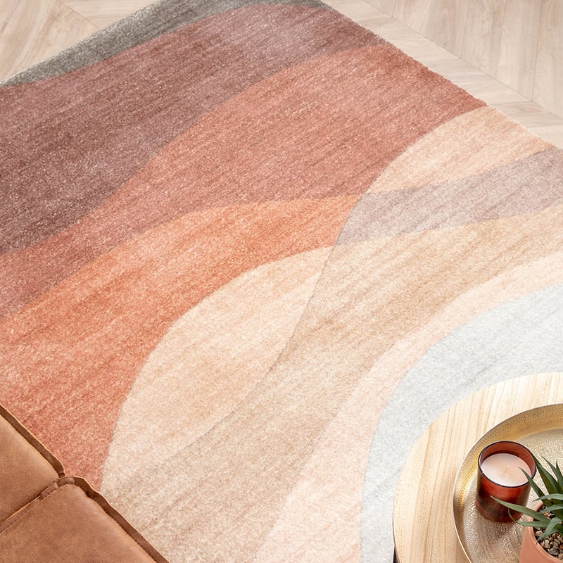 Modern Rug - Field Terra/Red