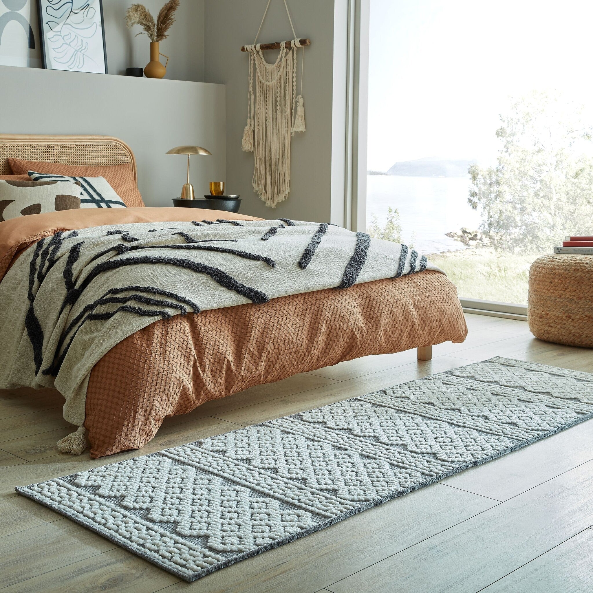 Washable runner - Galeo Jhansi Grey