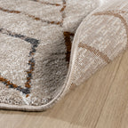 Berber rug round - Blend Diamond Beige