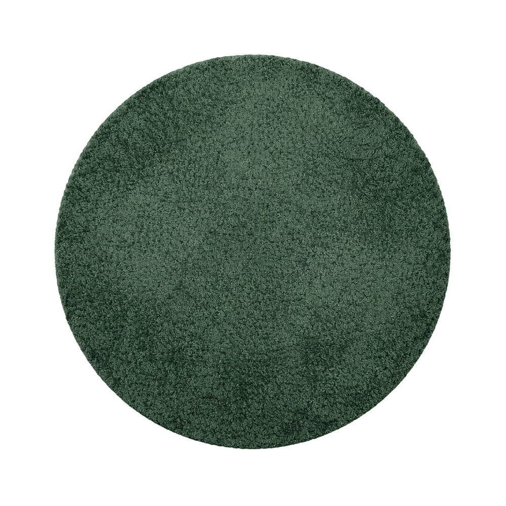 Round Fluffy Rug – Bobby Green