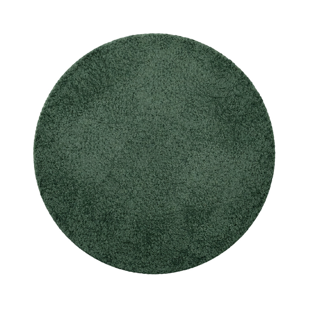 Round Fluffy Rug – Bobby Green