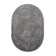 Oval Shaggy Rug - Blaze Grey