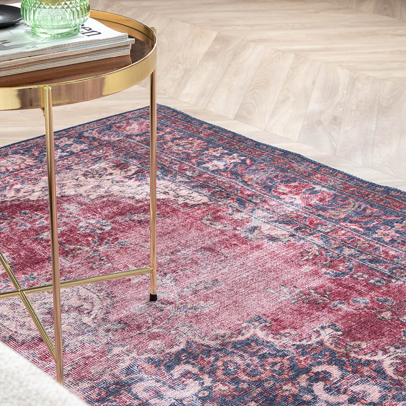 Vintage Rug - Estate Medallion Burgundy