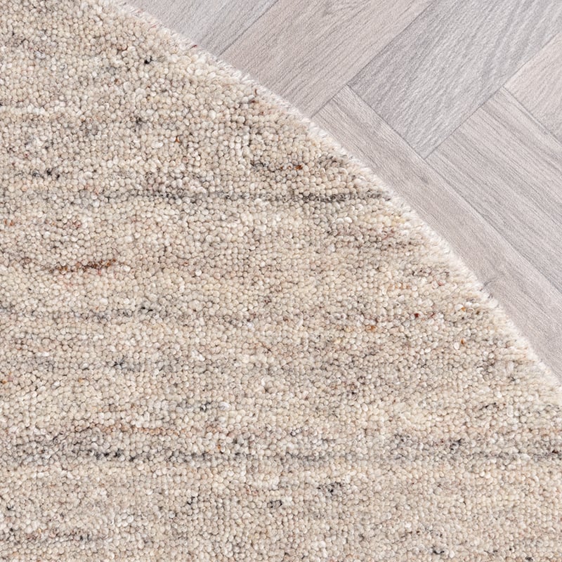 Round Berber Rug - Aicha Taupe