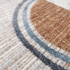 Washable Abstract Rug - Misha Blocks Multicolour