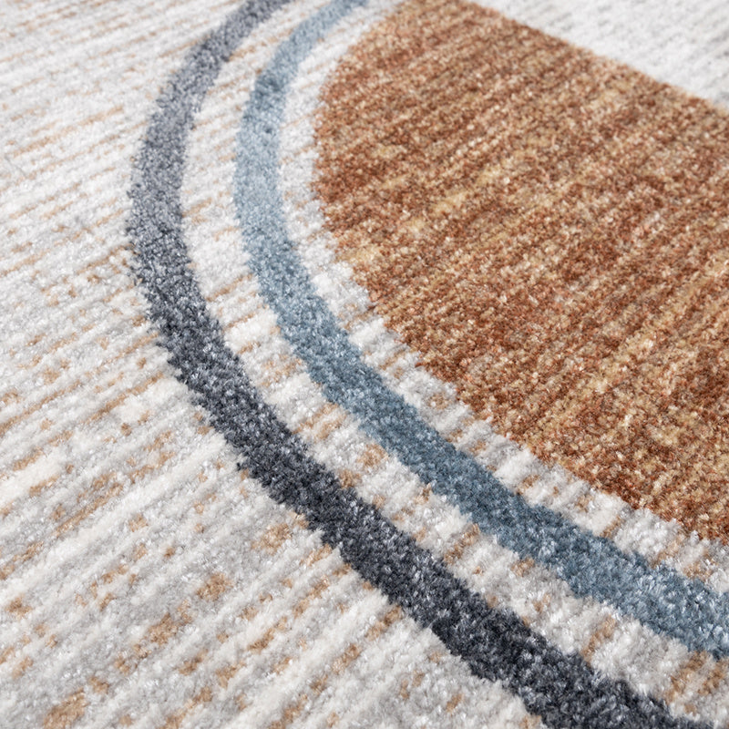 Washable Abstract Rug - Misha Blocks Multicolour