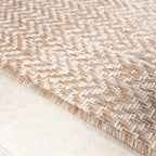 Jute Outdoor Rug – Nusa Lines Beige