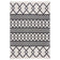 Geometric Floor Rug - Decio Teo Black/White