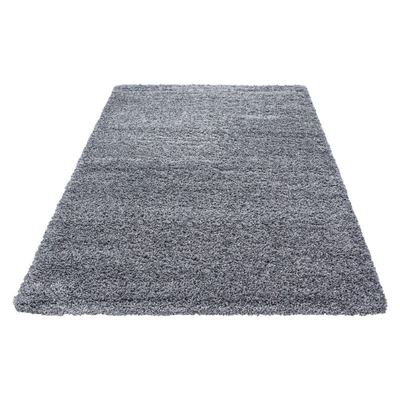 High-Pile Floor Rug - Life Grey