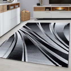 Modern Floor Rug - Jena Black 9210