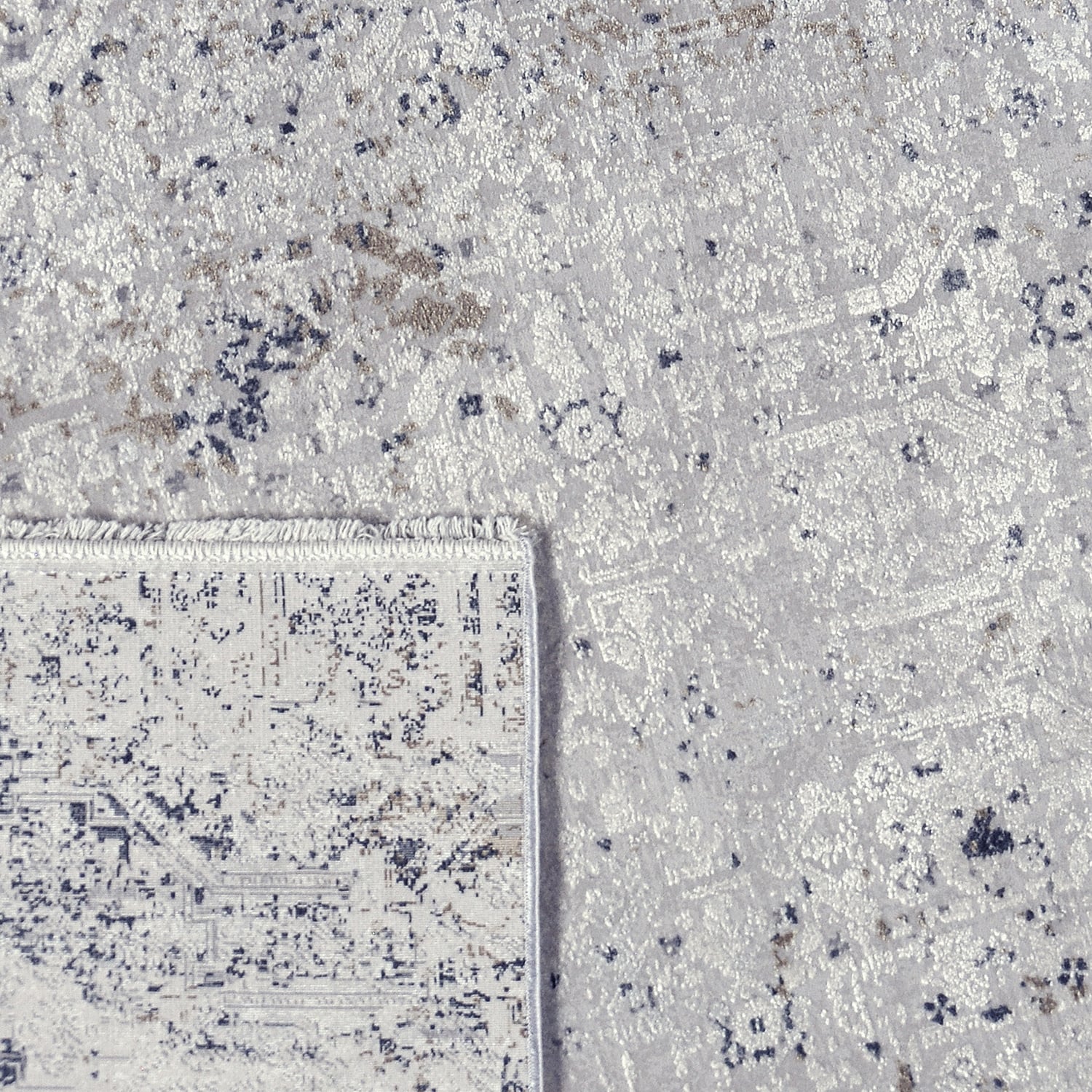 Soft Floor Rug - Olisa Grey/Beige