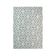 Wool floor rug - Morino Nador Blue/White