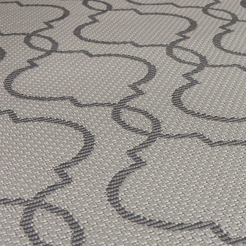 Round outdoor rug - Floreno Milan Grey/Anthracite
