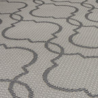 Round outdoor rug - Floreno Milan Grey/Anthracite