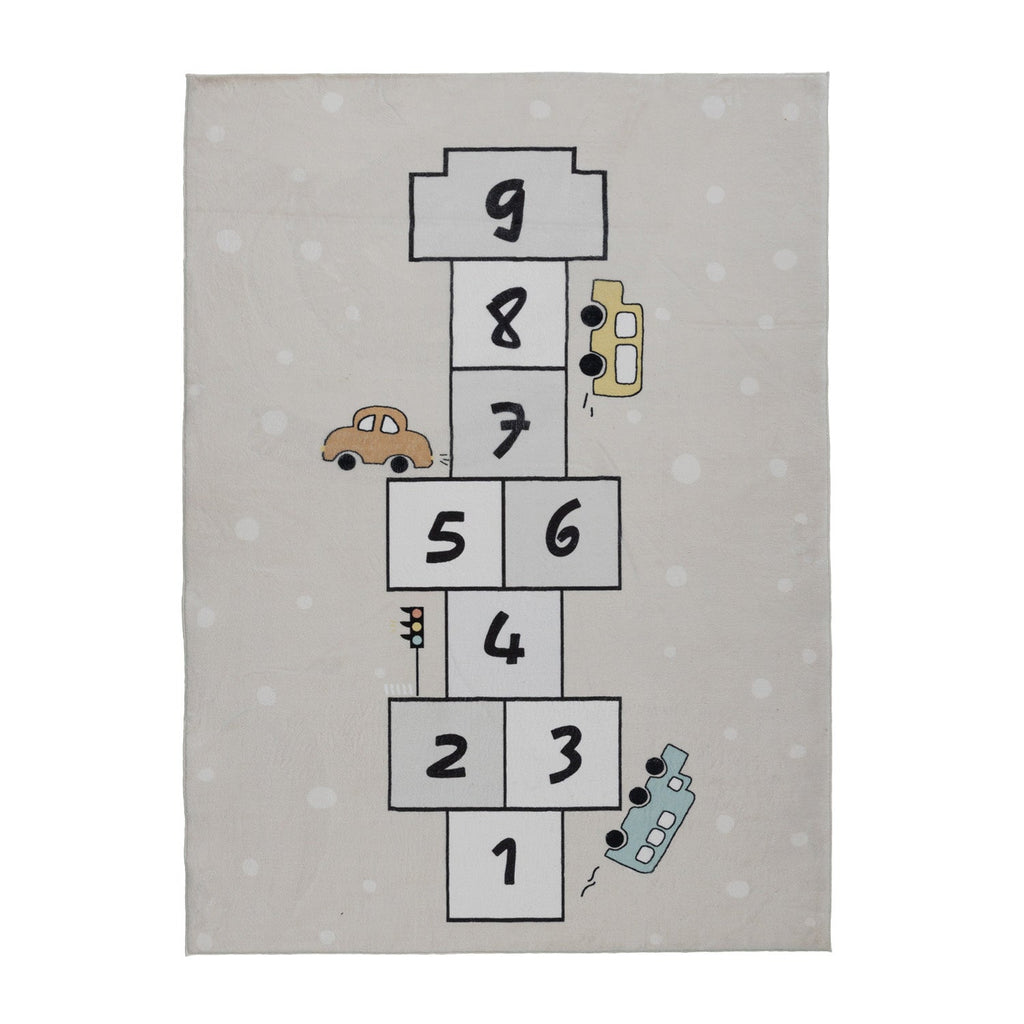 Kids Play Rug - Ruby Car Beige