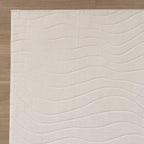 Scandinavian Rug - Charm Waves White