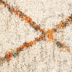 Round High Pile Rug - Blend Lines Terra
