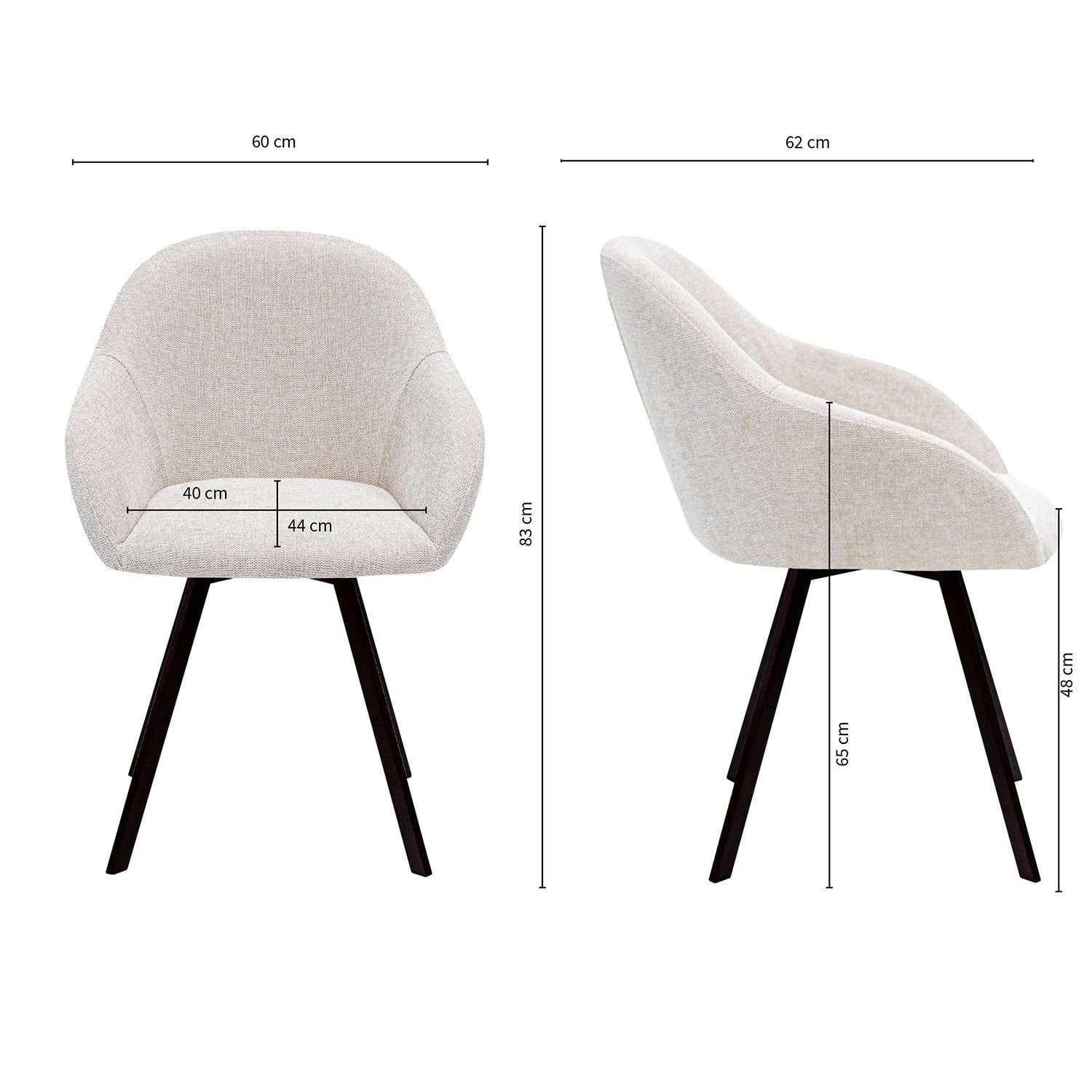 Swivel Chair - Olof Ecru