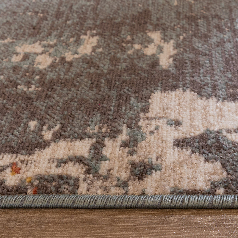 Modern Rug - Bush Turquoise/Cream