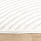 Modern Rug - Nori Curves White