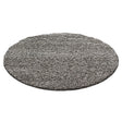 Round High Pile Floor Rug - Life Taupe