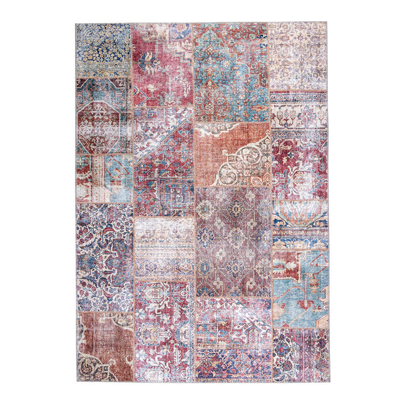 Patchwork Rug - Azara Red
