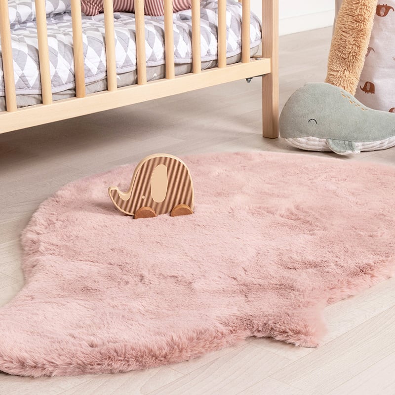 Kids Rug - Huggy Whale Pink