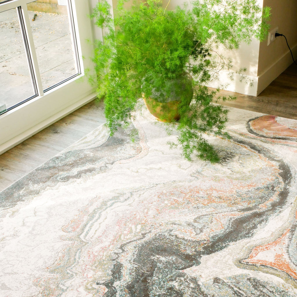 Modern Floor Rug - Aspen Green 7270