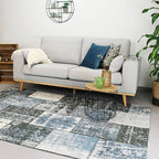 Patchwork Rug - Dreams Gray/Blue