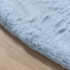Round High Pile Rug - Comfy Supreme Light Blue