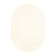 Oval Wool Rug - Feline White