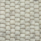 Custom-Made Wool Floor Rug - Verona ST White 815
