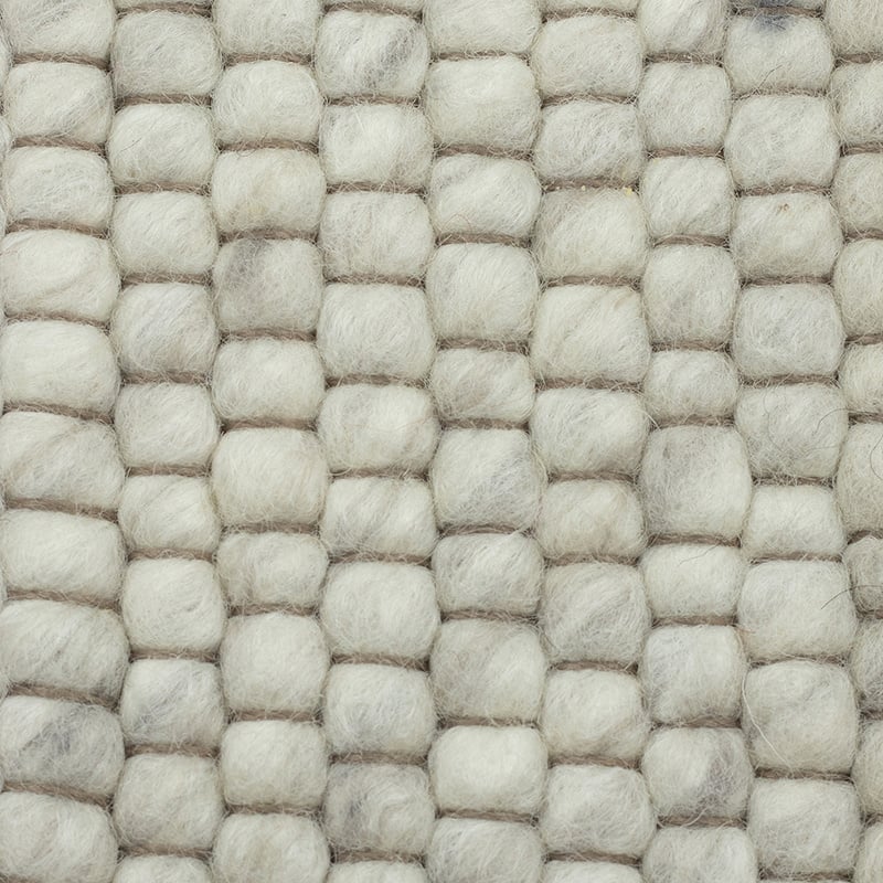 Custom-Made Wool Floor Rug - Verona ST White 815