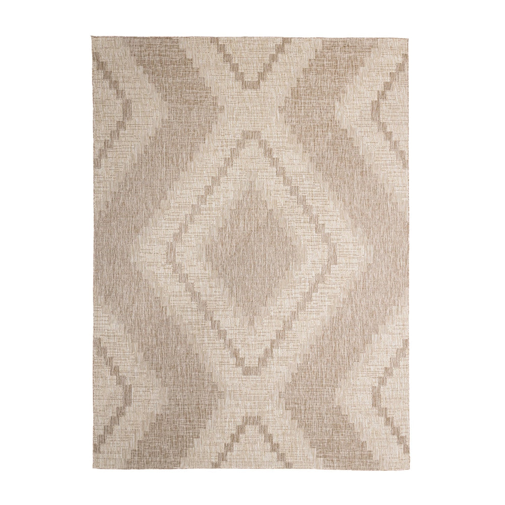 Jute Outdoor Rug - Atlas Diamond Brown/Cream