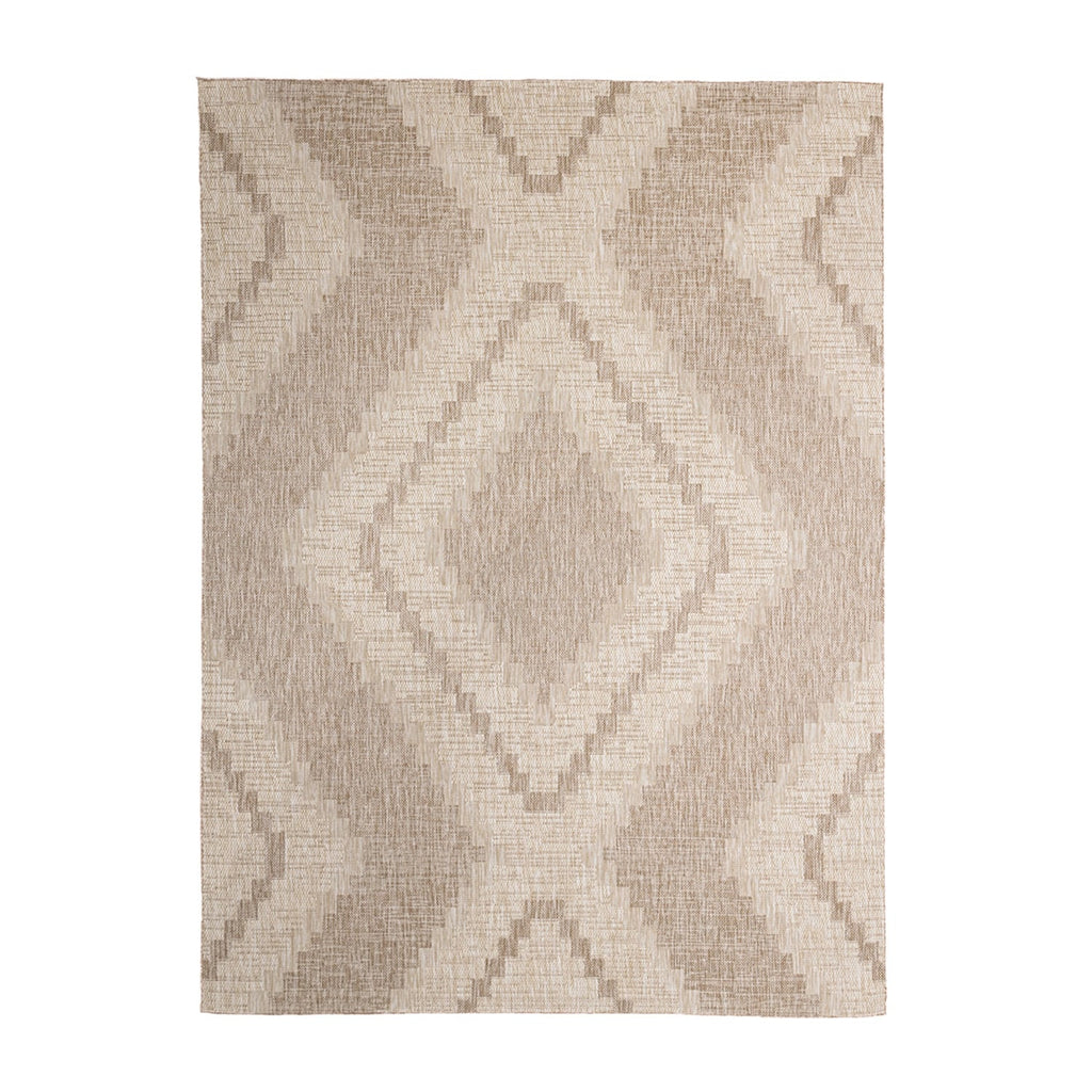 Jute Outdoor Rug - Atlas Diamond Brown/Cream
