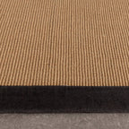 Sisal Rug - Tulum Border Black