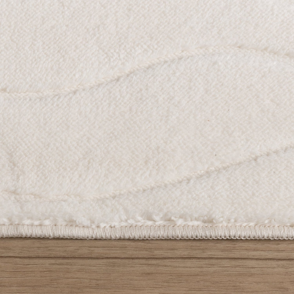 Scandinavian Rug - Charm Waves White