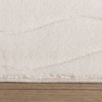 Scandinavian Rug - Charm Waves White