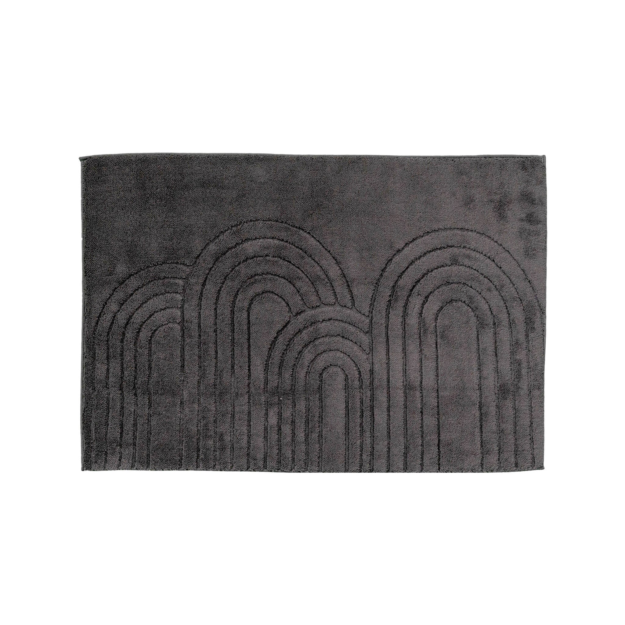 Bathroom Rug - Cassie Arches Black