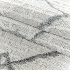 Scandinavian Floor Rug - Pitea Strangle Cream