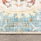 Vintage Outdoor Rug - Santo Mandala Light Blue