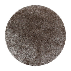 Round High Pile Rug - Blushy Taupe