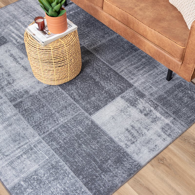 Patchwork Rug - Moods Anthracite No.21