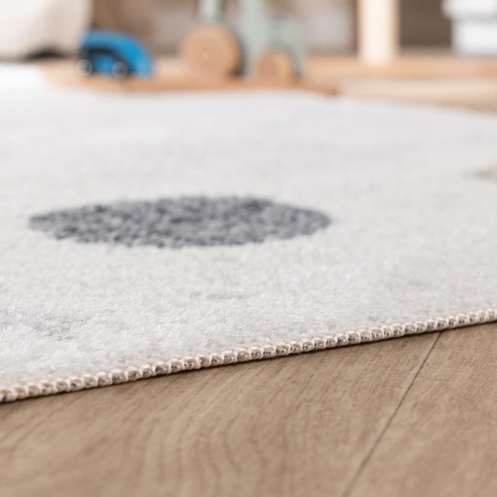 Washable Kids Rug - Mace Rocket Cream