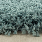 High-pile Floor Rug - Softy Blue/Green