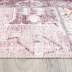 Patchwork Rug - Lago Red/Pink