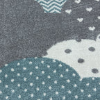 Children's Area Rug - Bambi Clouds Blue