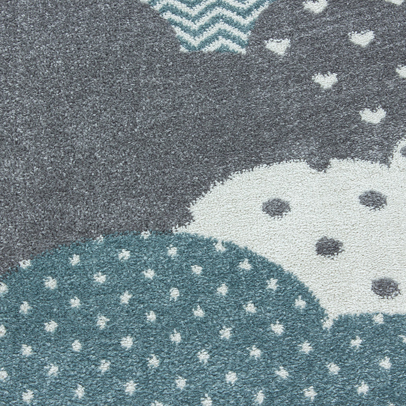 Children's Area Rug - Bambi Clouds Blue
