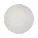 Round Scandinavian Rug - Charm Circles White