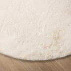 Oval Low-Pile Rug – Cozy Cream